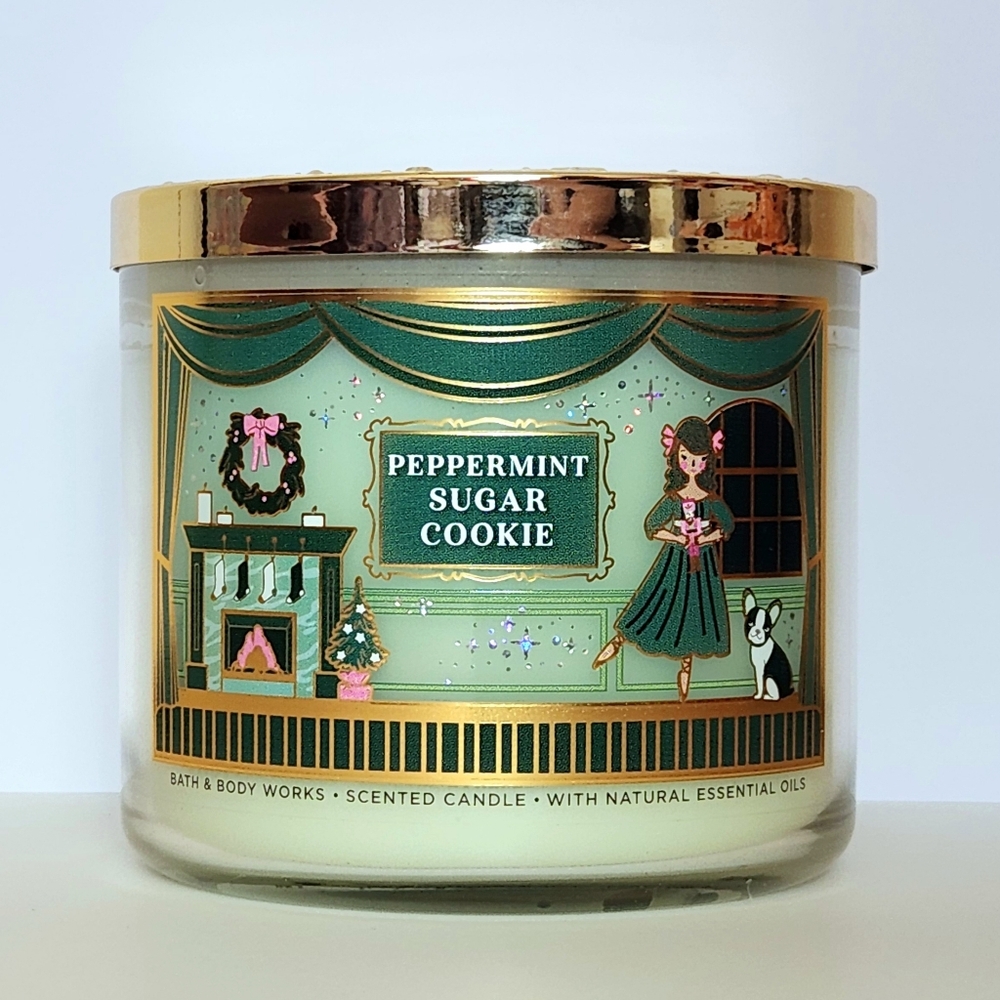 Peppermint Sugar Cookie 3-Wick Candle